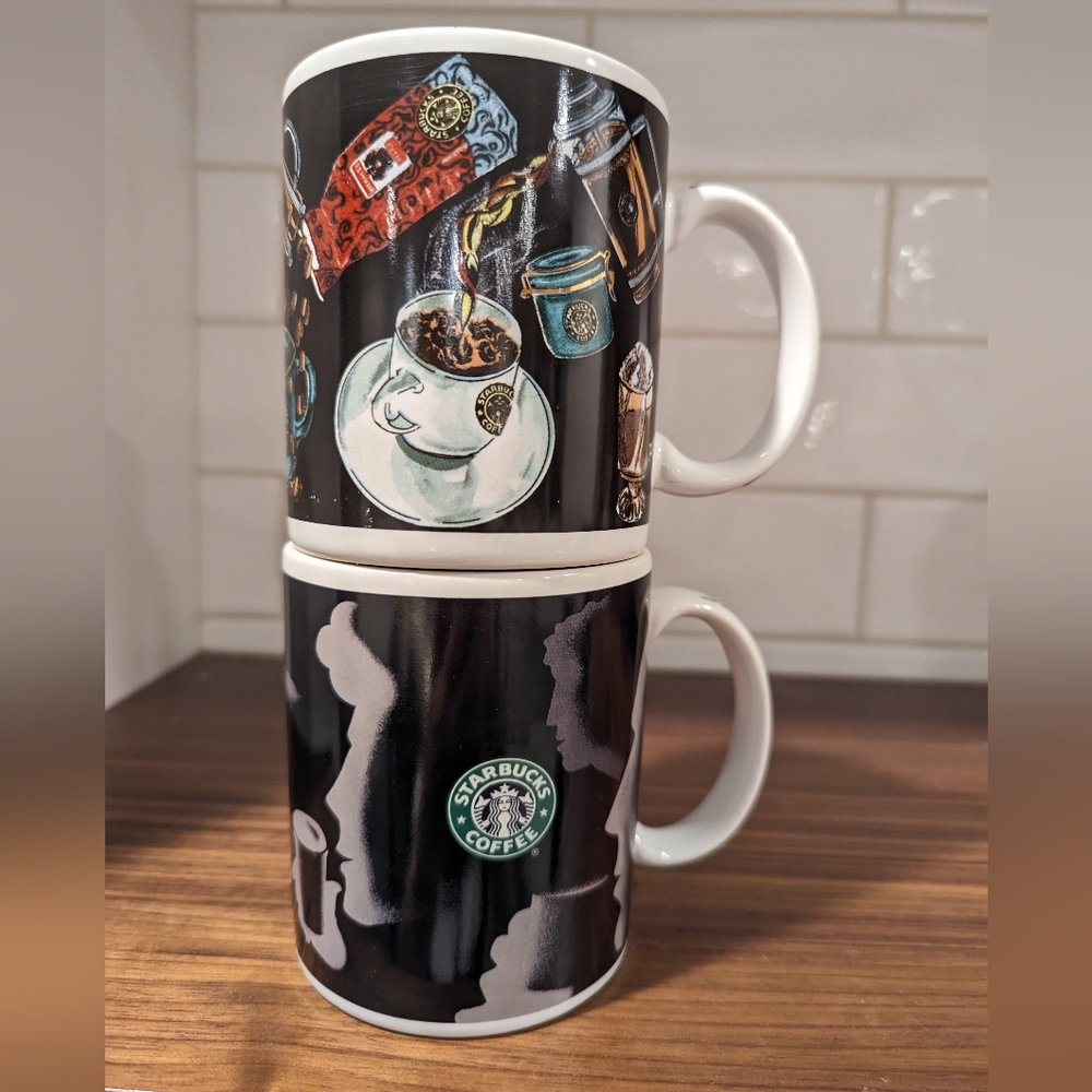 2 Starbucks vintage mugs
